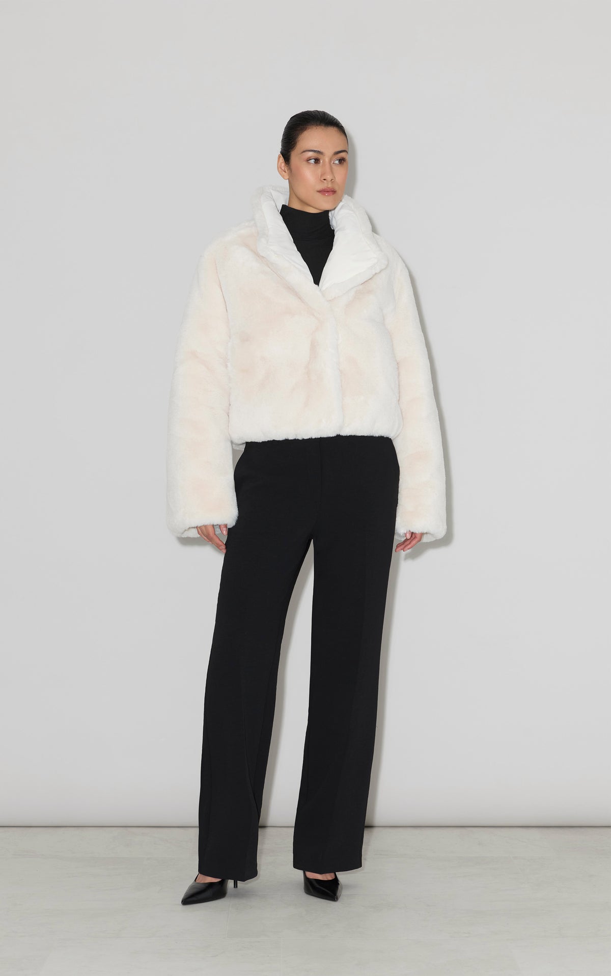 ADAIR Reversible Mixed Media Jacket