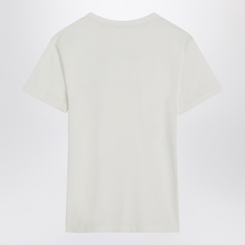 Acne Studios White cotton T-shirt with logo