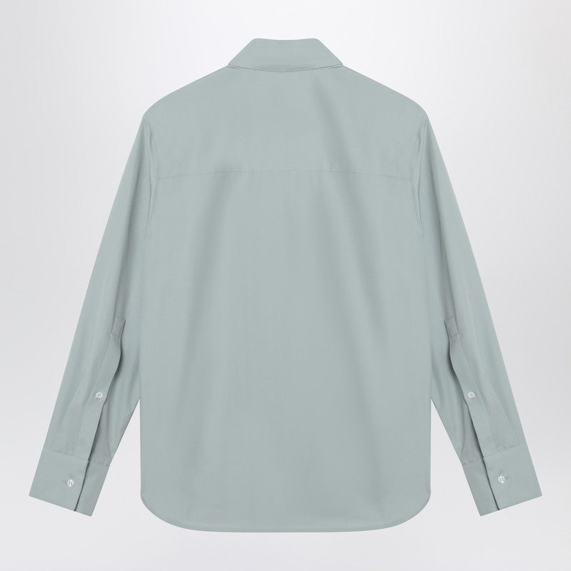 Loulou Studio Gray fog shirt in cotton