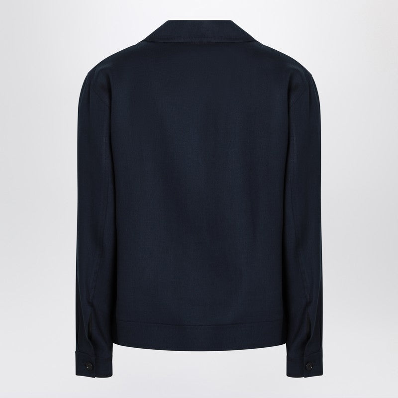 Tagliatore Blue linen jacket