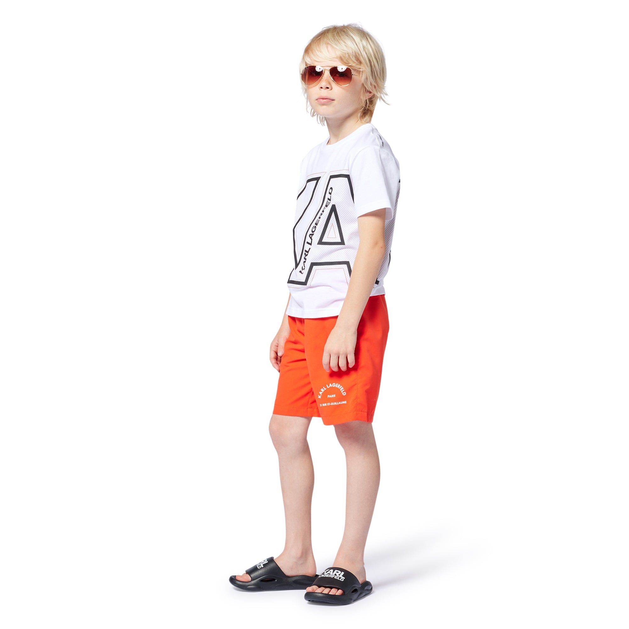 Karl Lagerfeld AQUA SLIDES BLACK