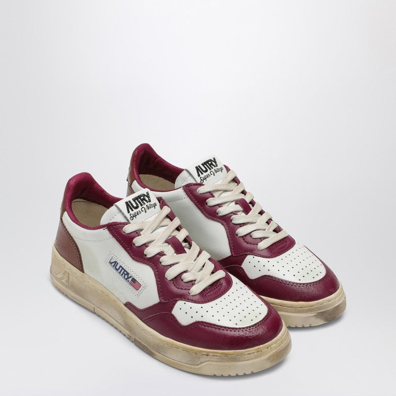 AUTRY Super Vintage White/Purple/Brown Sneaker