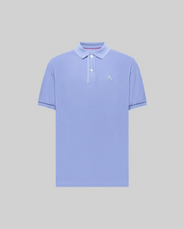 Mens Bryce Performance Ultra-soft Pique Polo T-shirt in Blue