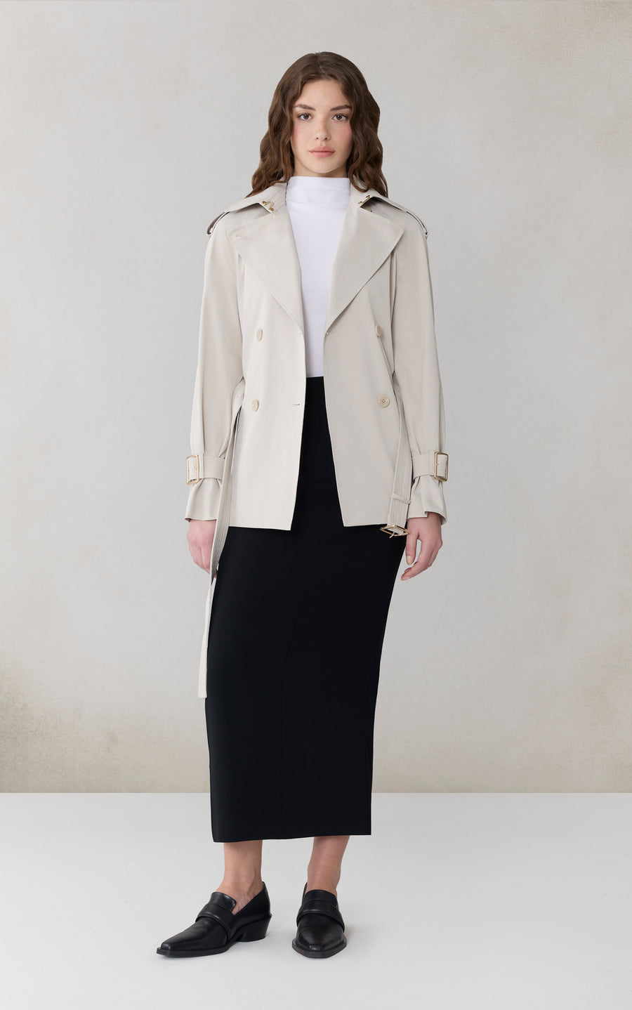 BECKY Short Trench Coat