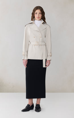 BECKY Short Trench Coat