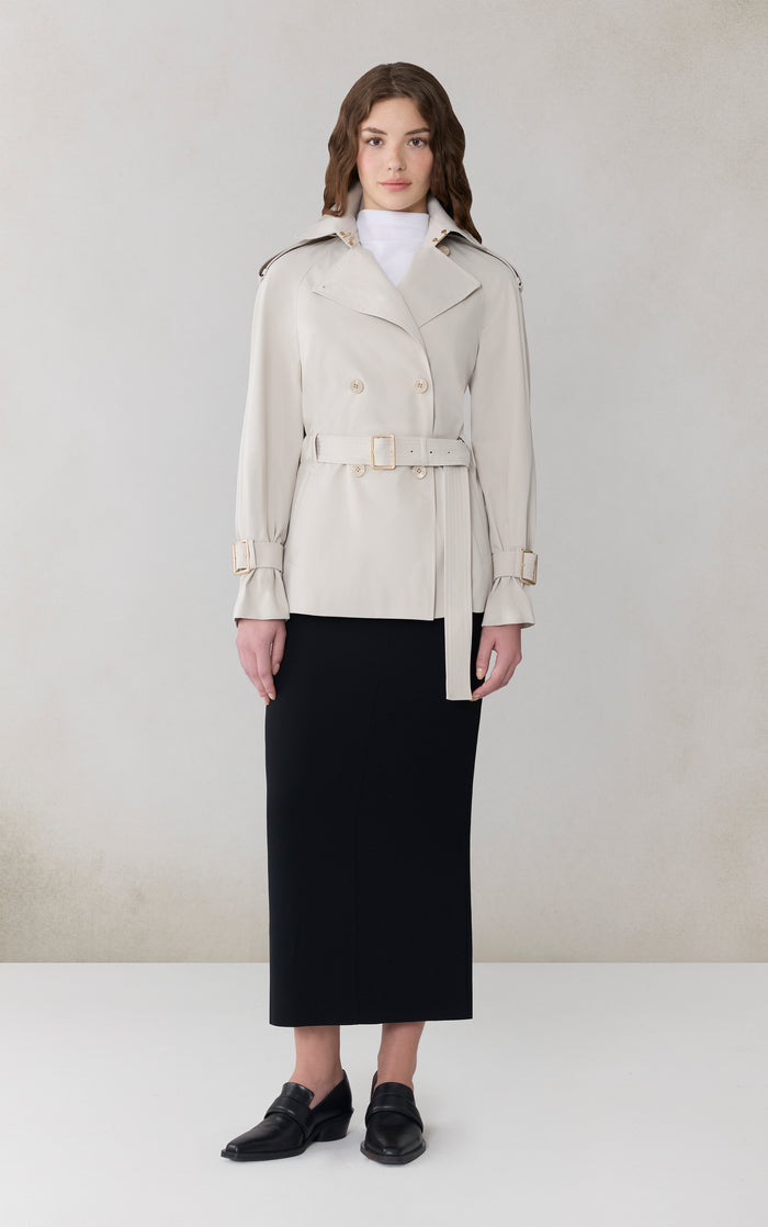 BECKY Short Trench Coat