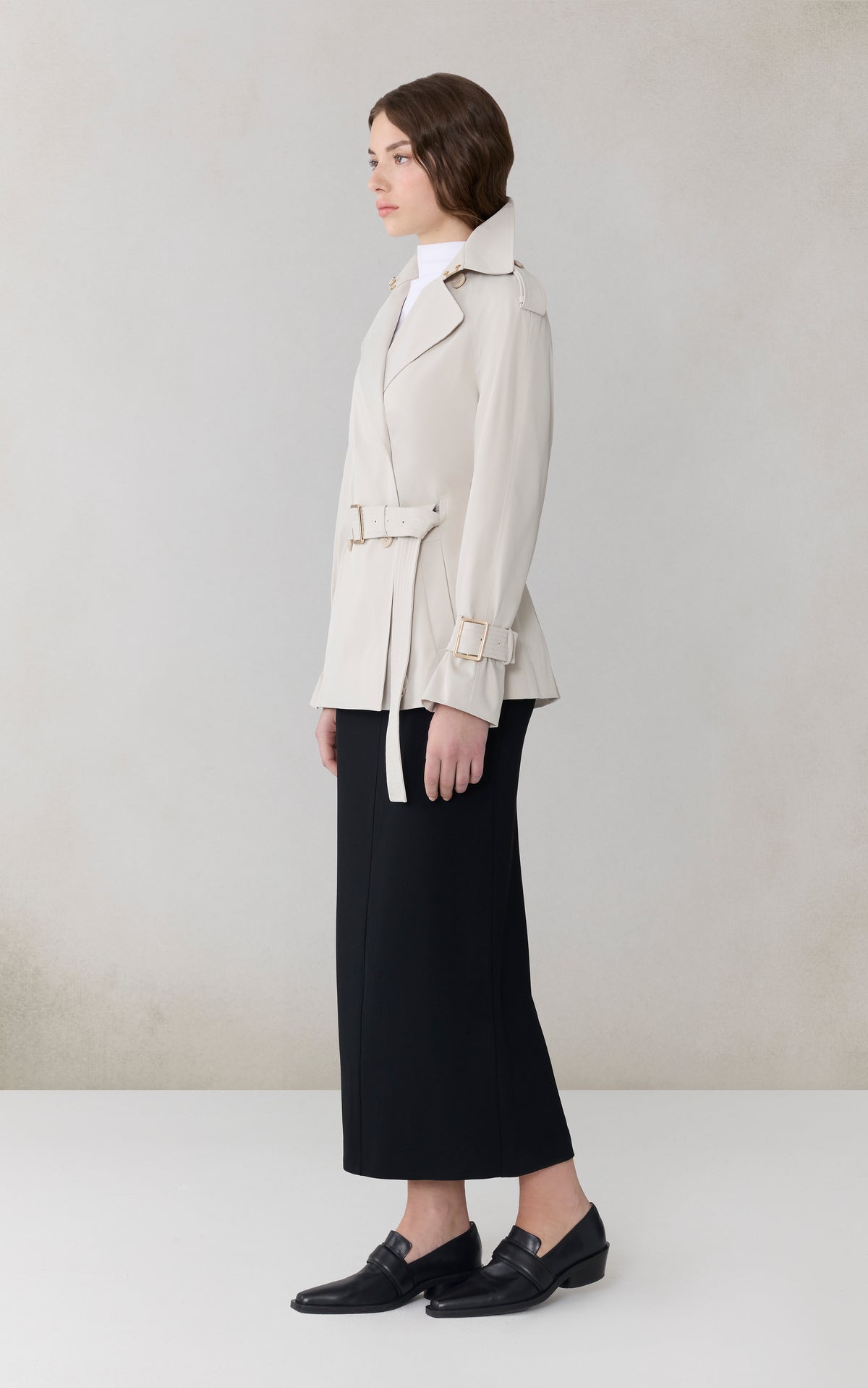 BECKY Short Trench Coat
