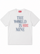 Diesel Kids Oversized 'The World Is Mine' Graphic T-Shirt
