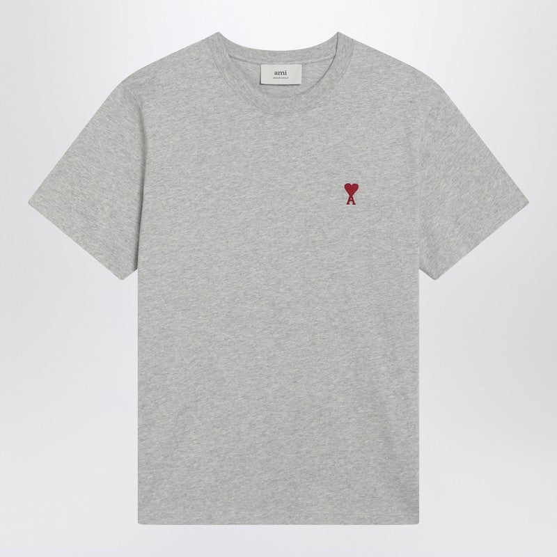 Ami Paris Ami De Coeur grey T-shirt