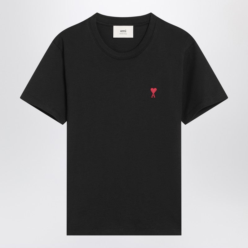 Ami Paris Ami De Coeur black T-shirt