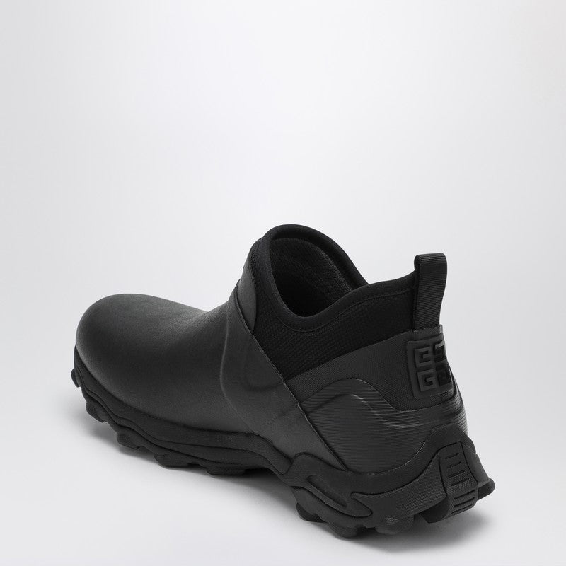 Givenchy Black Bogs rubber chelsea boots