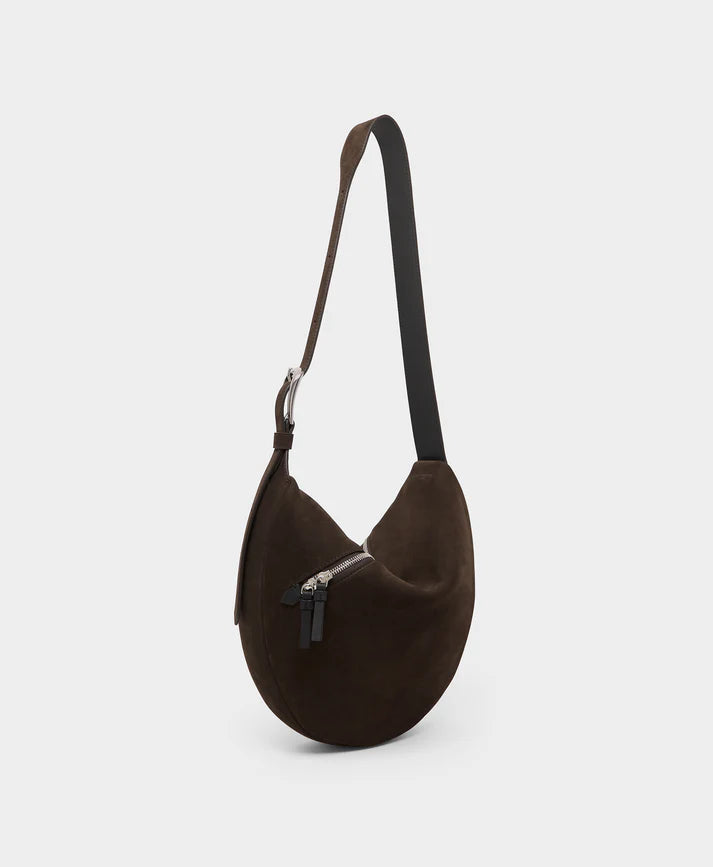J&M Davidson Small Ray Bucket Bag in Honey Leather