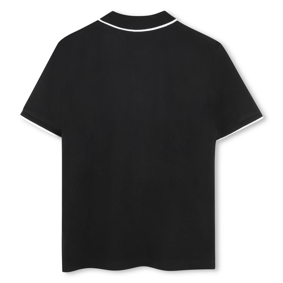 SHORT SLEEVE POLO BOSS BLACK