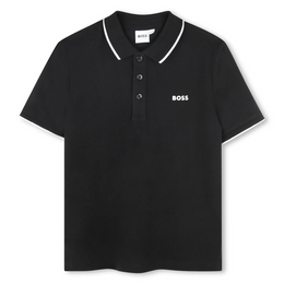 SHORT SLEEVE POLO BOSS BLACK