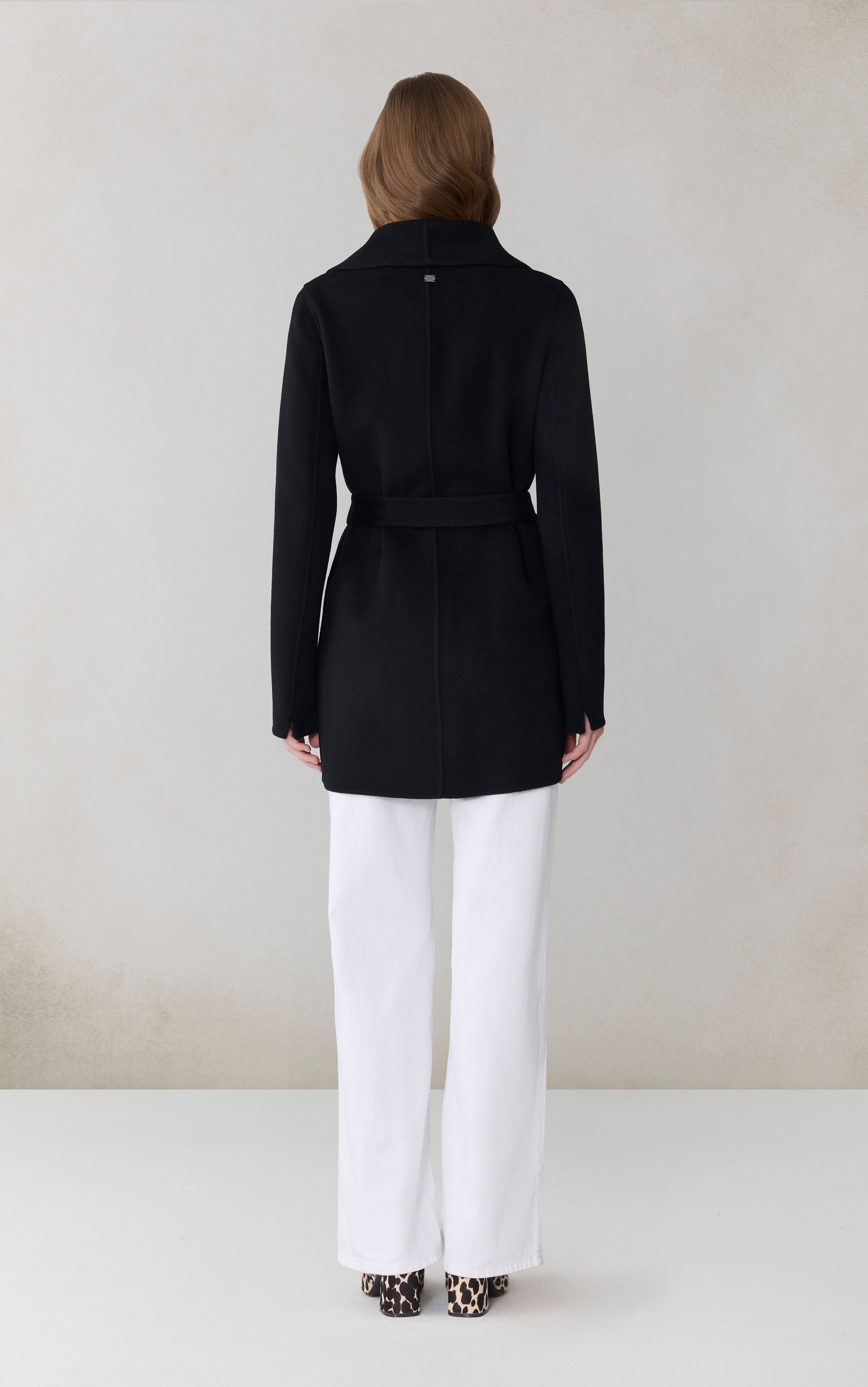 Soia & Kyo BRIDGETTE-U Double Face Wrap Coat in Wool