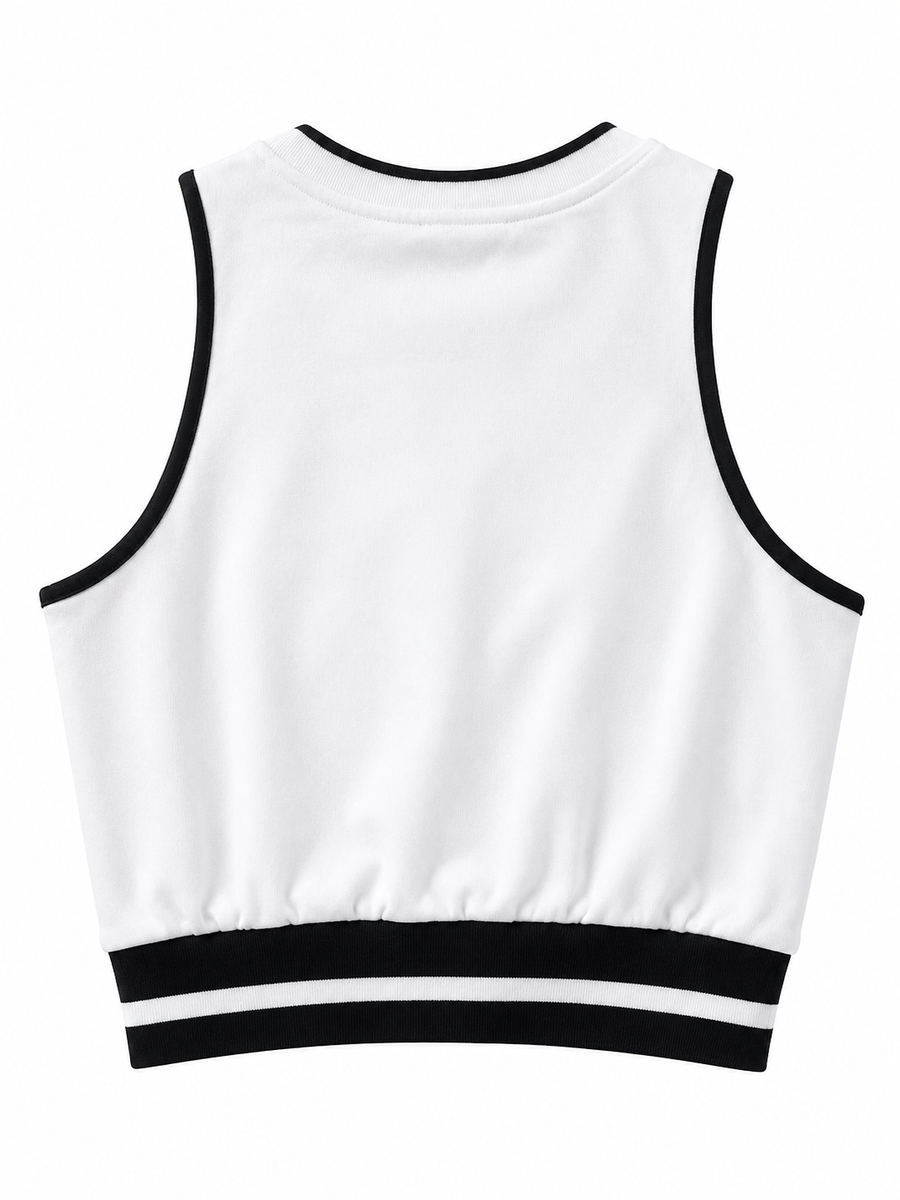 Girl's French Terry Logo Print Shorts Set