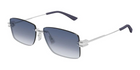 Rimless Squared Sunglasses