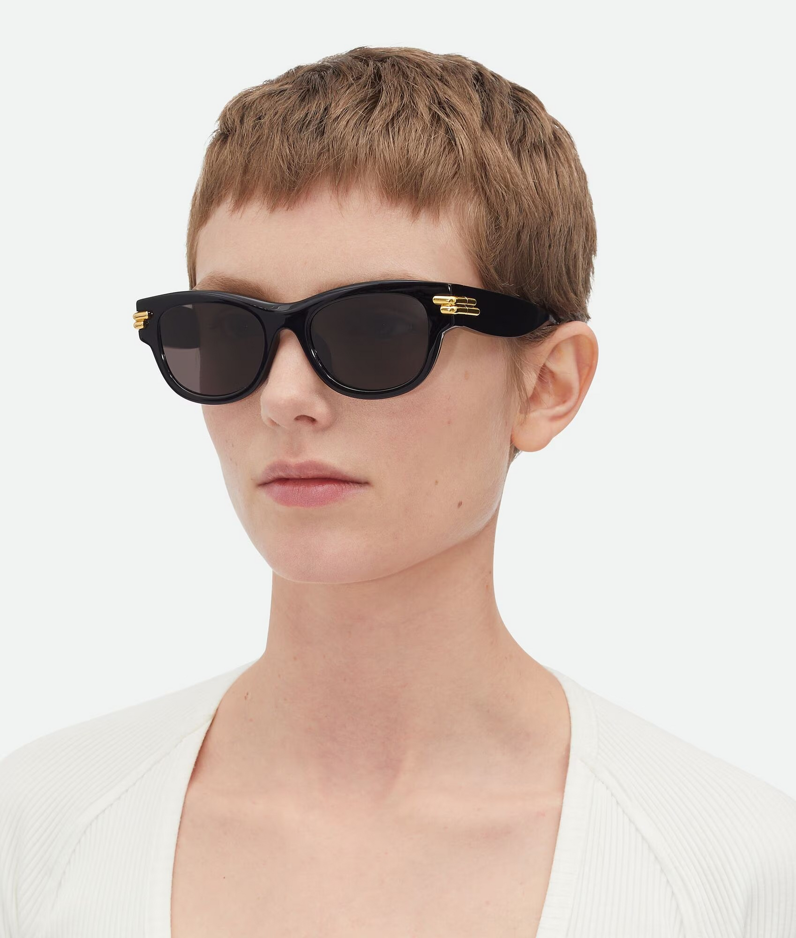Bottega Veneta Mitre Square Sunglasses