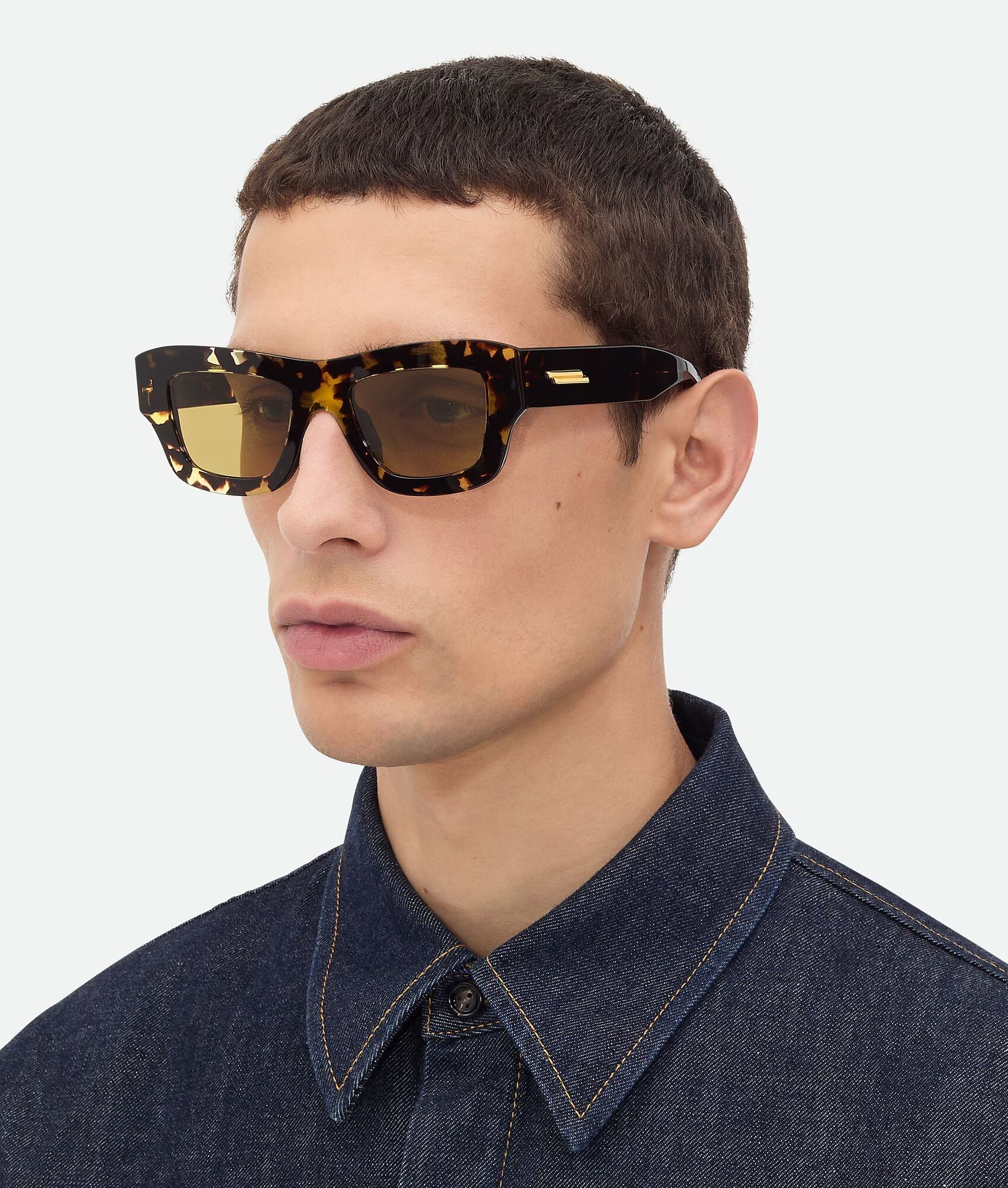 Bottega Veneta Ultrathin Squared Sunglasses