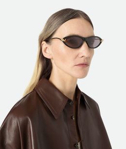 Knot Cat Eye Sunglasses Bottega Veneta