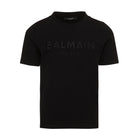 Balmain Embossed Logo Cotton Tee-shirt