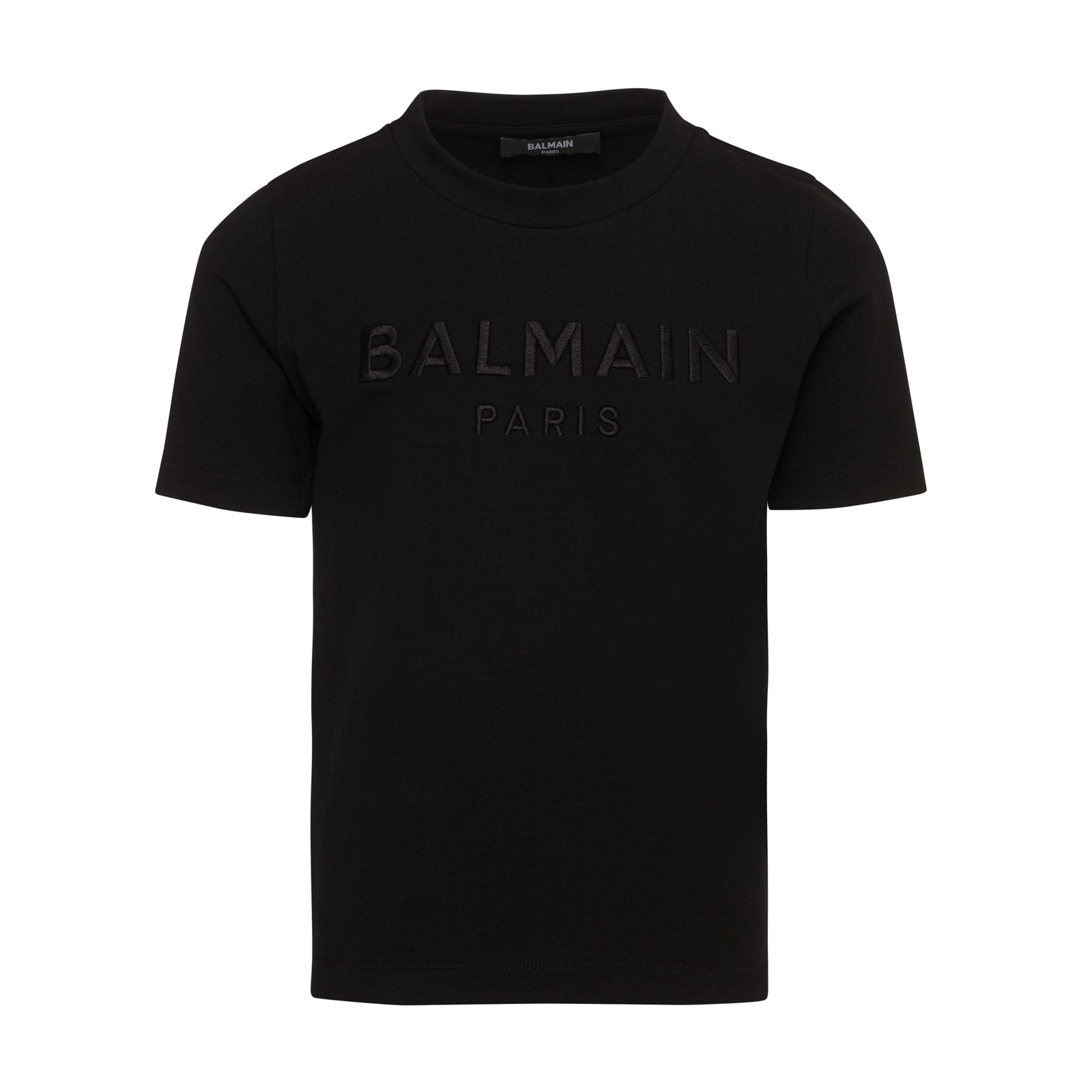 Balmain Embossed Logo Cotton Tee-shirt