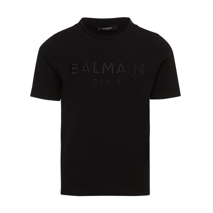 Balmain Embossed Logo Cotton Tee-shirt