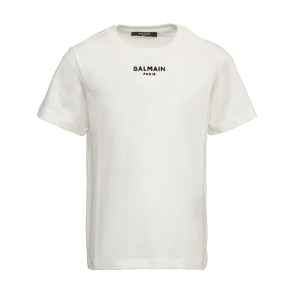 Velvet Logo Tee-shirt in Cotton