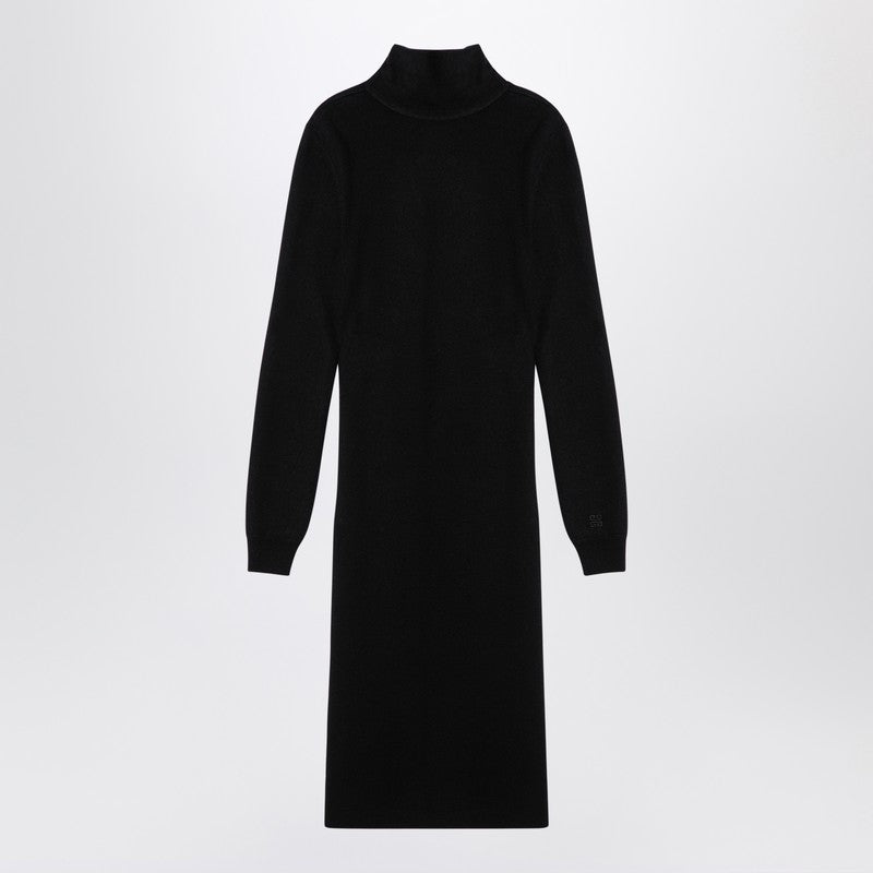 Givenchy Black wool-blend turtleneck dress