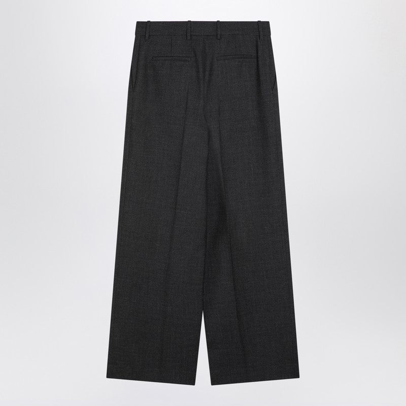 Givenchy Dark grey wool wide trousers
