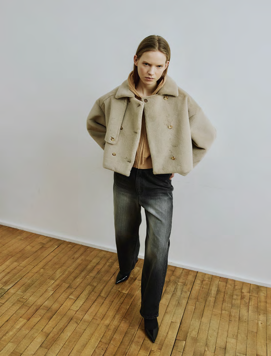 CLEY CROPPED TRENCH JACKET