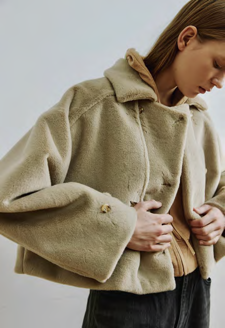 CLEY CROPPED TRENCH JACKET