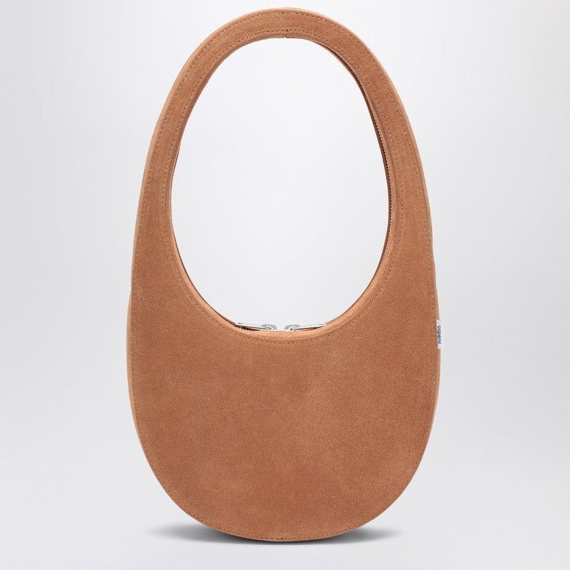Coperni Brown suede leather Swipe Bag