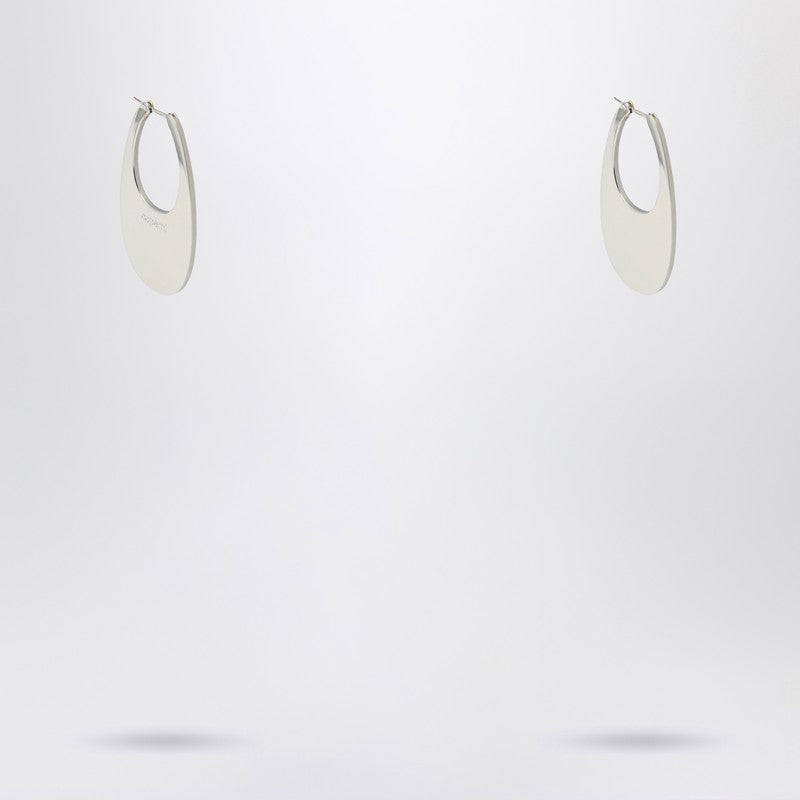 Coperni Large silver Swipe earrings