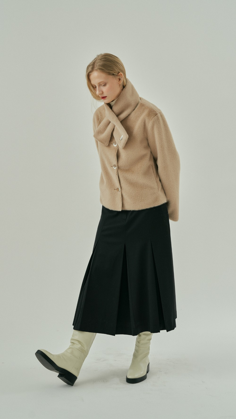 CRESENT RING SCARF