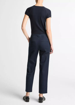 Avery Mid-Rise Italian Stretch-Cotton Chino Pant