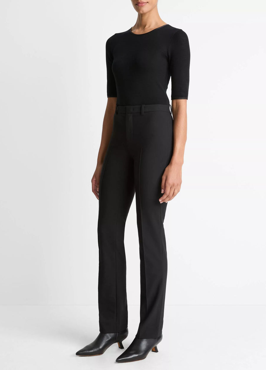 Cotton-Blend Slim Cigarette Pant