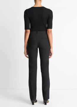 Cotton-Blend Slim Cigarette Pant