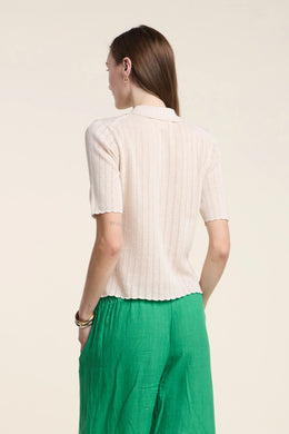 Danae Pointelle Polo