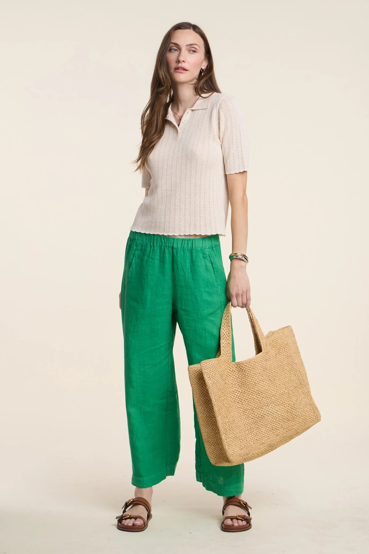 Danae Pointelle Polo