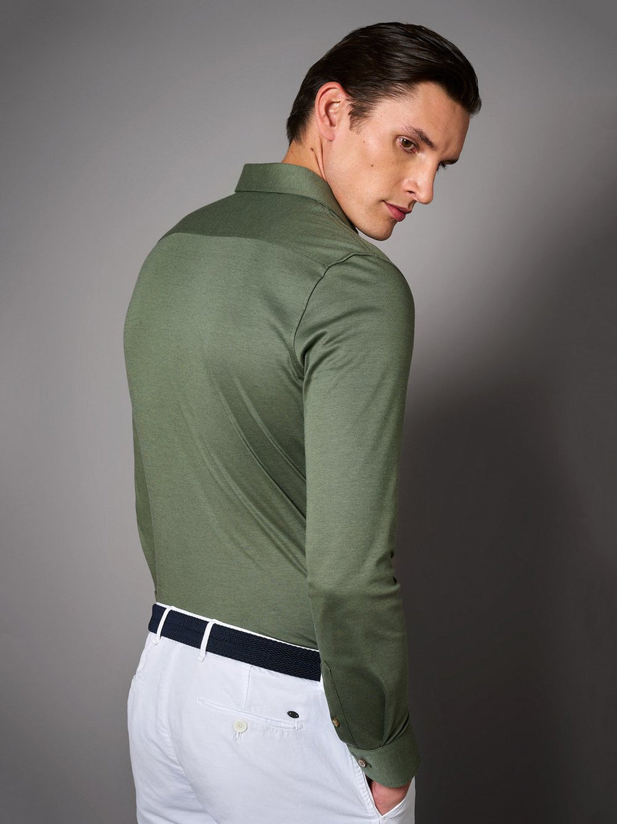 Desoto Luxury Hai Pique Long Sleeve Shirt