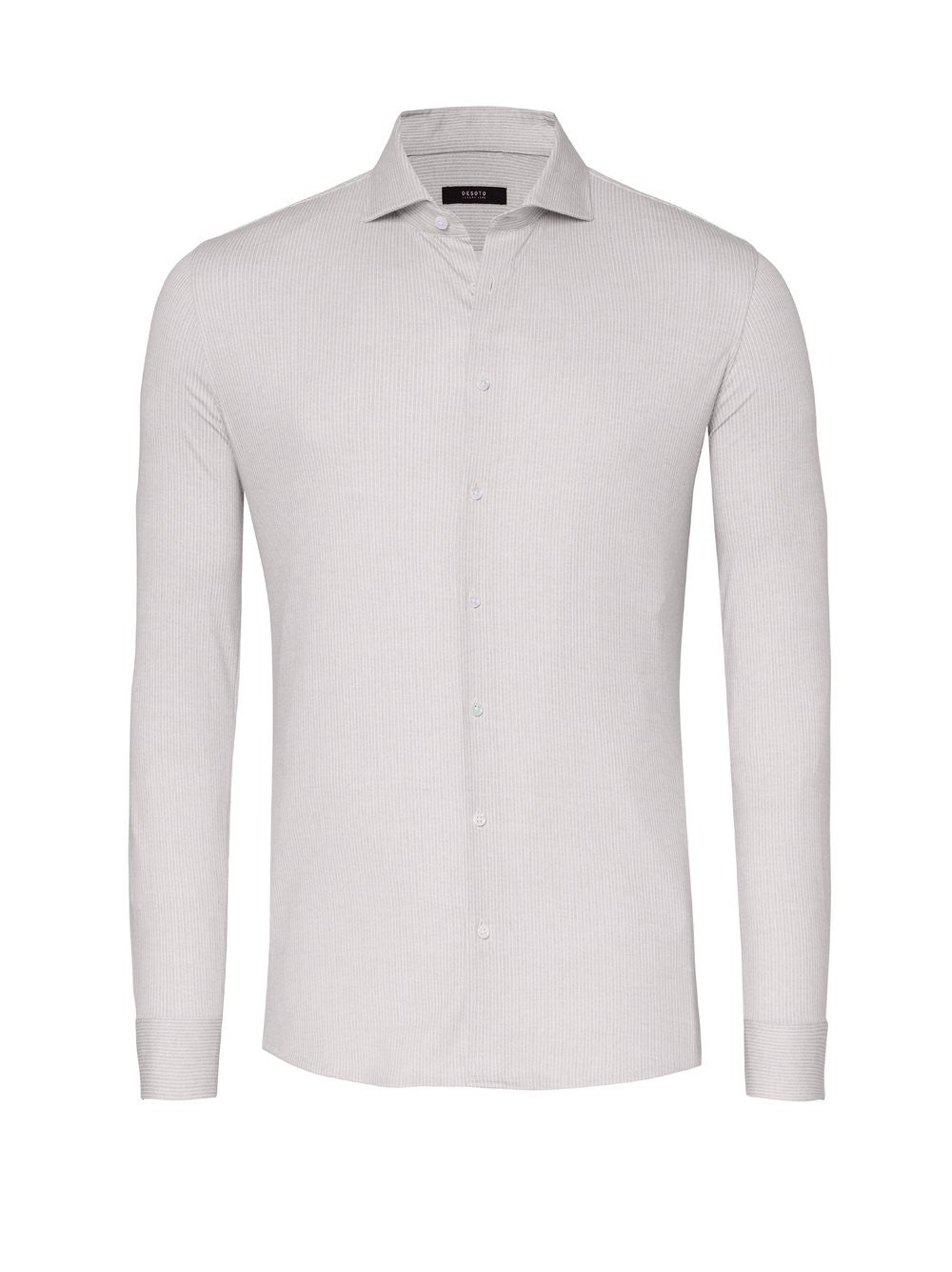 Desoto Luxury Hai Herringbone Print Long Sleeve Shirt