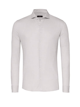 Desoto Luxury Hai Herringbone Print Long Sleeve Shirt