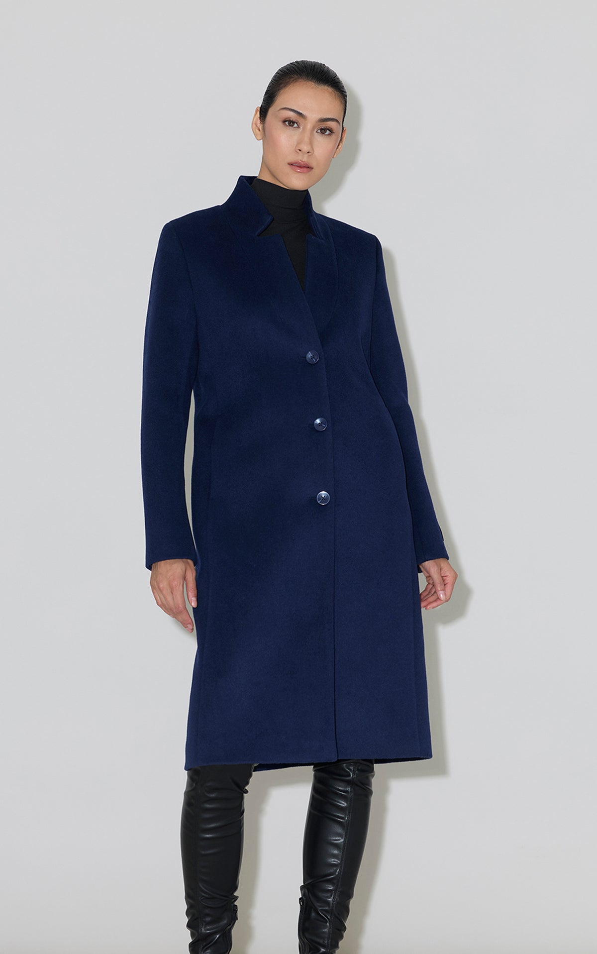 DIANE-CW Midi Coat in Classic Wool