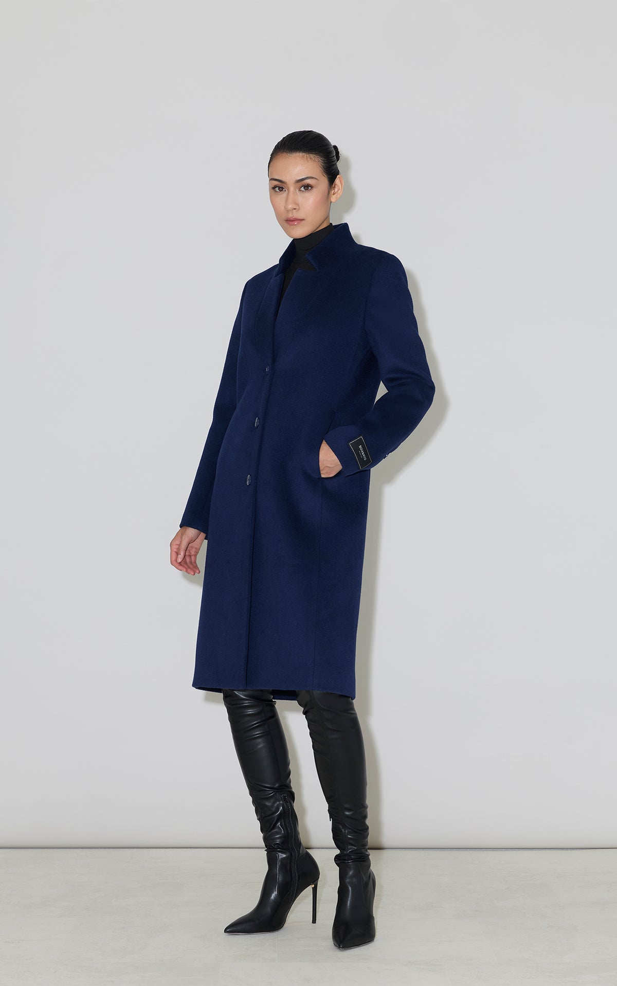 DIANE-CW Midi Coat in Classic Wool