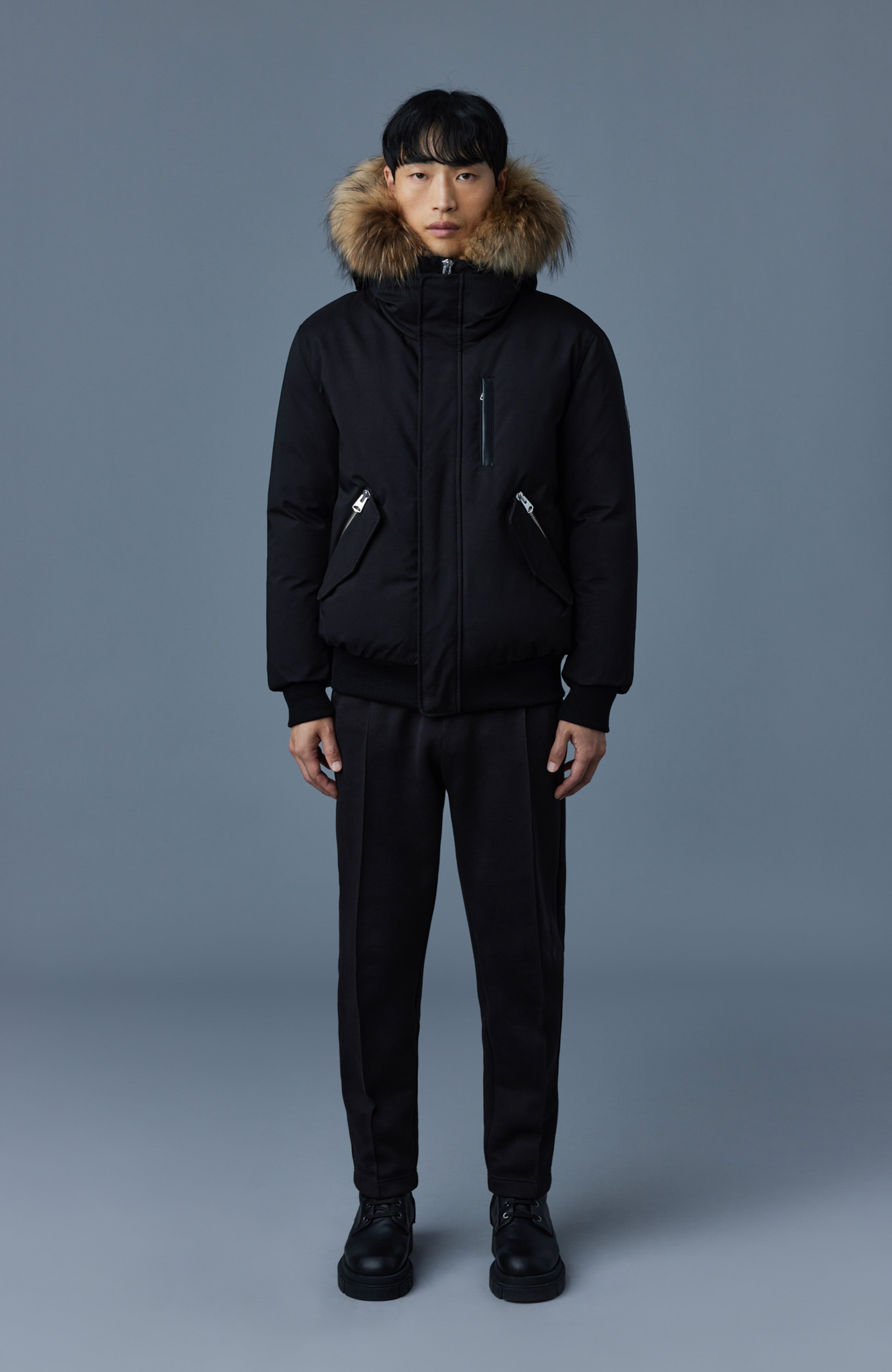 DIXON 2-in-1 Nordic Tech down bomber with natural fur