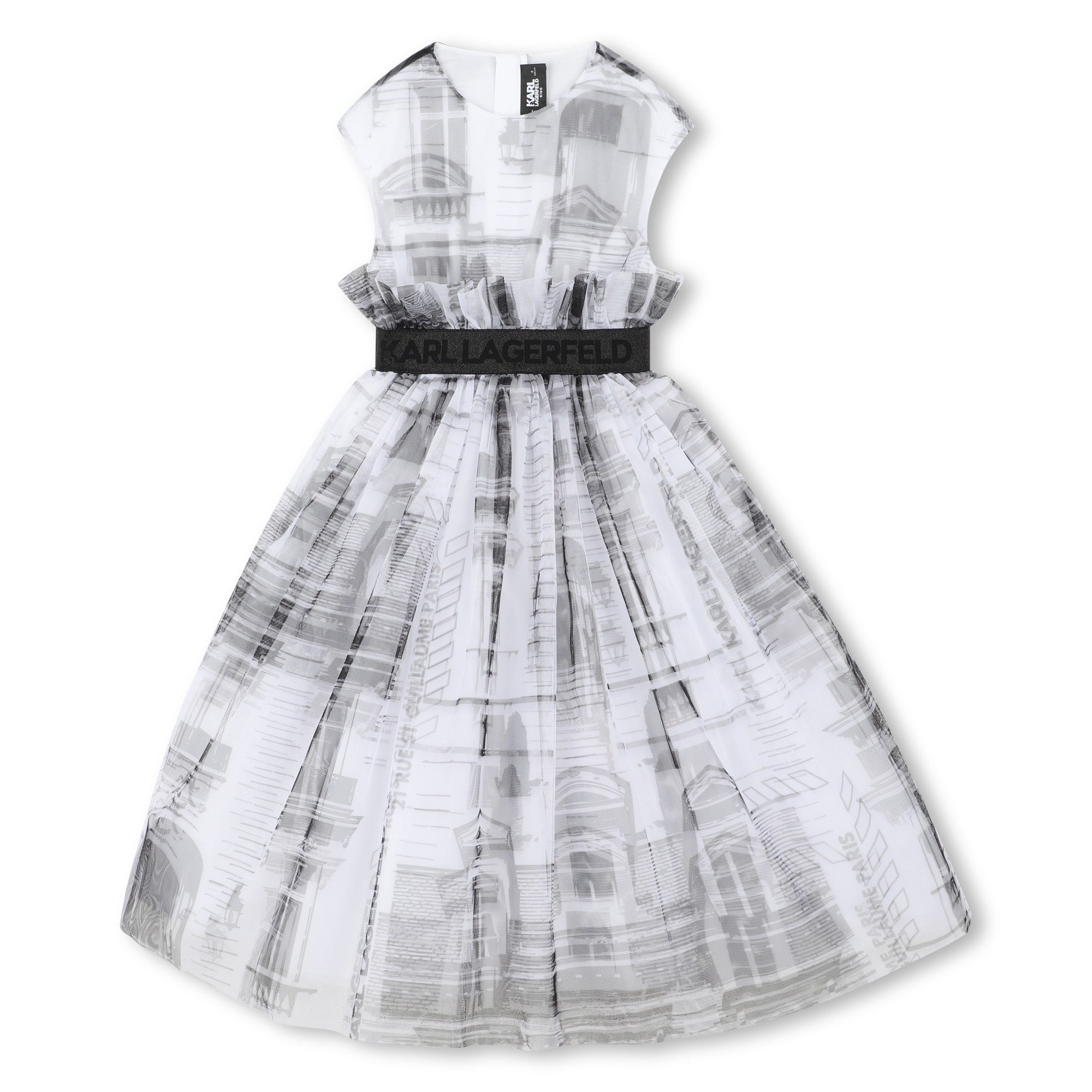 Karl Lagerfeld DRESS WHITE, BLACK