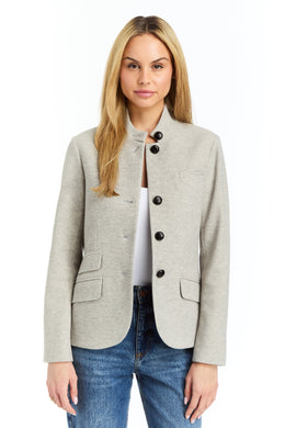 Drew Jordan H. Grey Flannel Riding Jacket