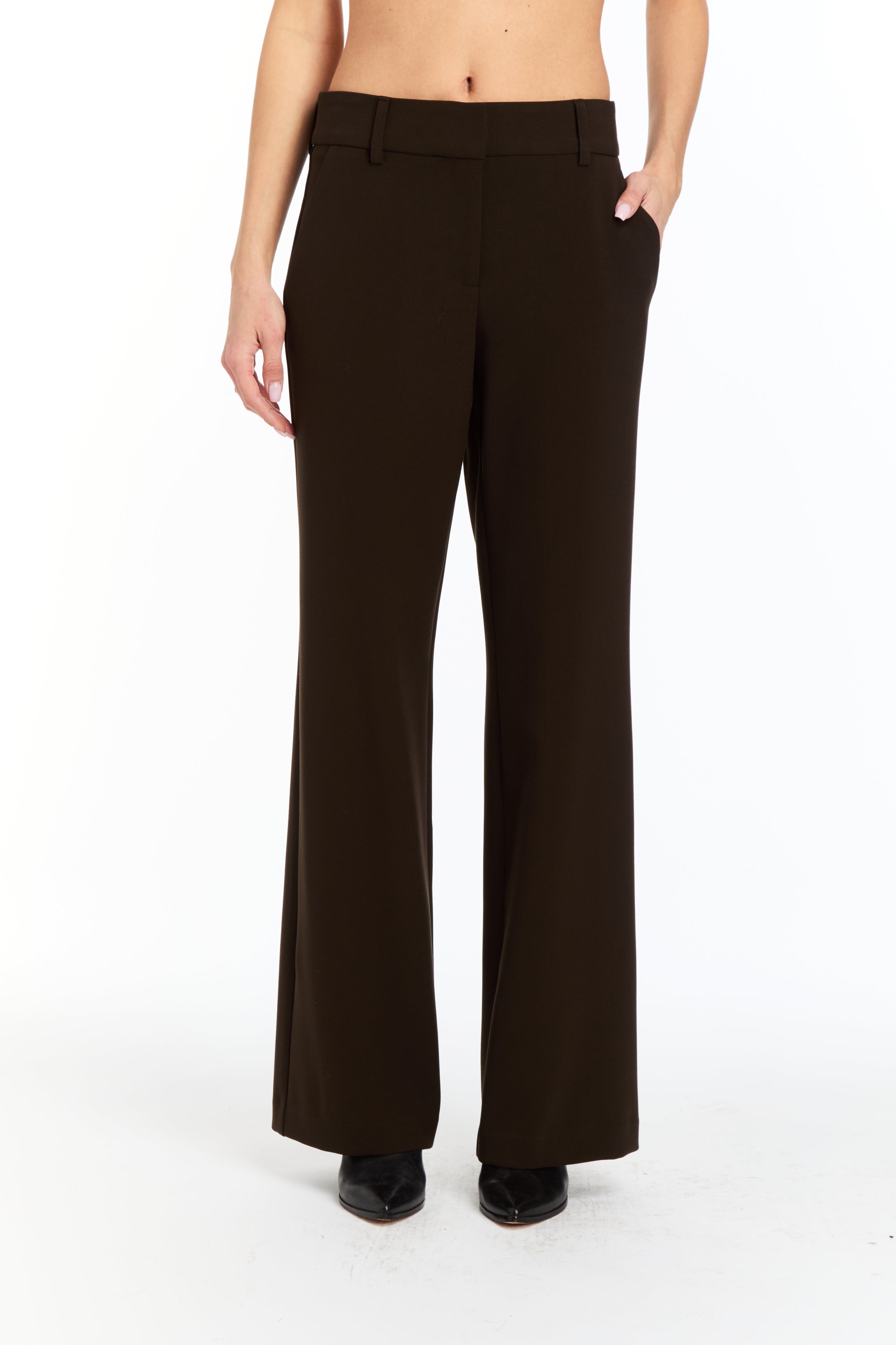 Drew Drew Juliette Chocolate Flare Trouser