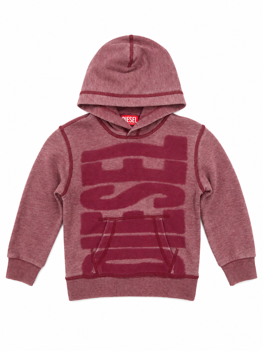Diesel Kids Oversized Logo Hoodie
